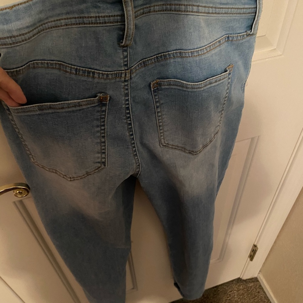 Celebrity Pink Distressed Denim Overall Size S - Picture 4 of 12
